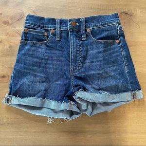 Madewell High Rise Denim Shorts size 23